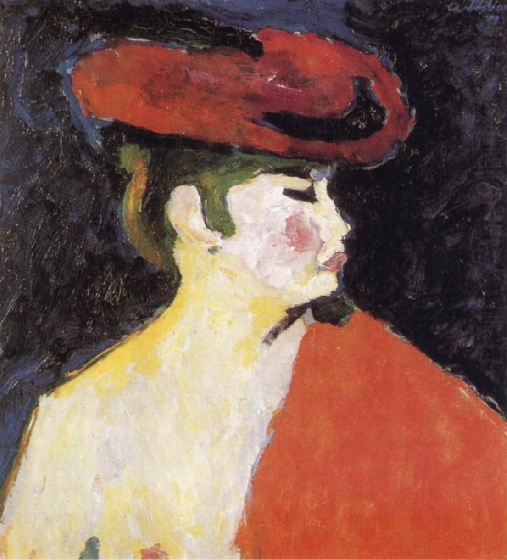 Alexei Jawlensky The Red Shawl oil painting picture